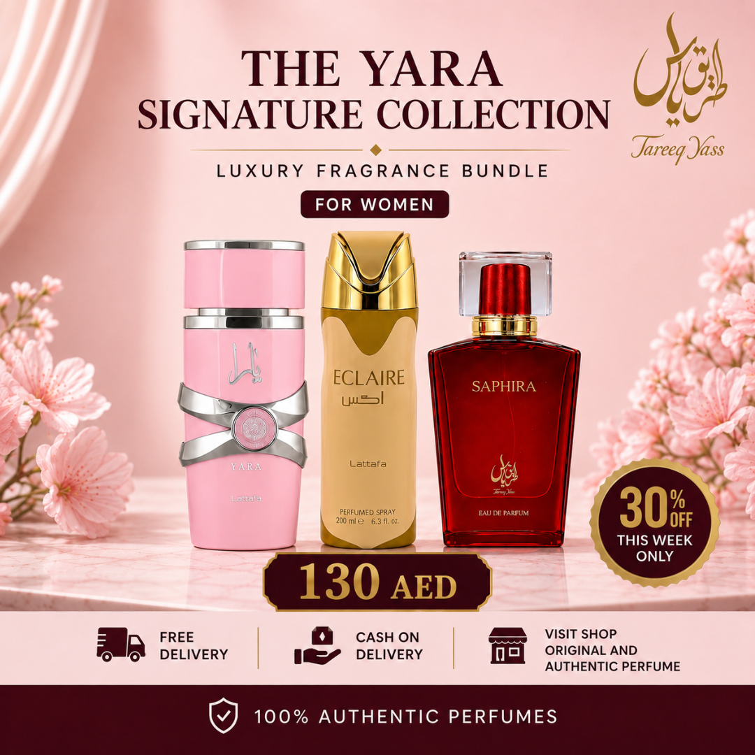 The Yara Signature Collection | Yara EDP, Eclaire Bodyspray & SAPHIRA