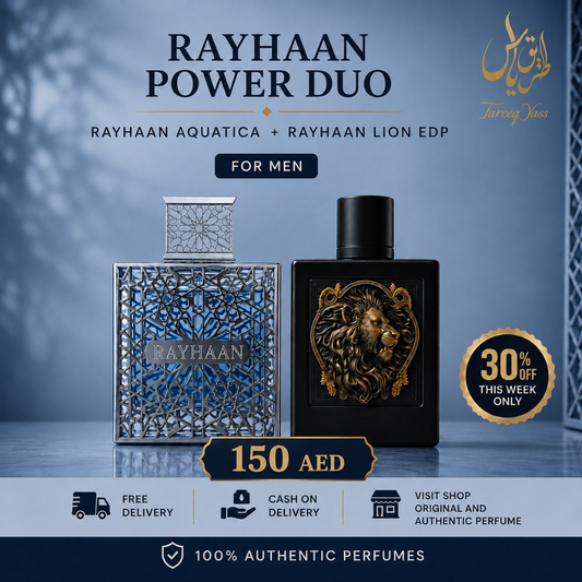 Rayhaan Aquatica + Rayhaan Lion EDP | Rayhaan Power Duo