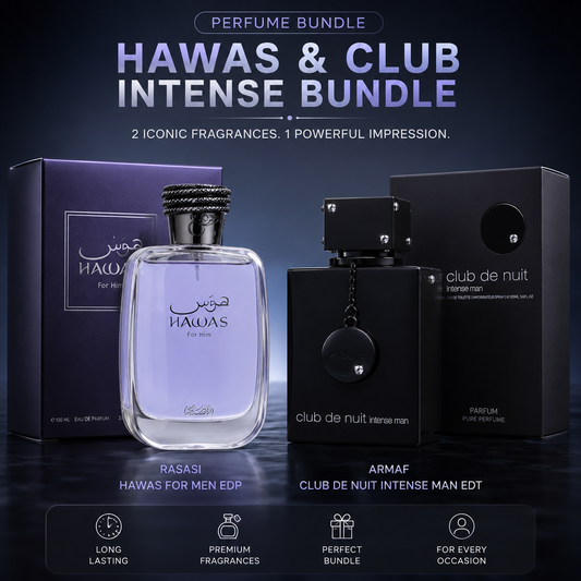 Rasasi Hawas for Men EDP + Armaf Club De Nuit Intense Man EDT