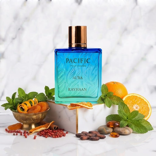 Rayhaan Pacific Aura Pour Homme Eau de Parfum.