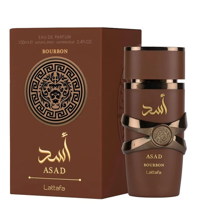 Lattafa Asad Bourbon Eau de Parfum.