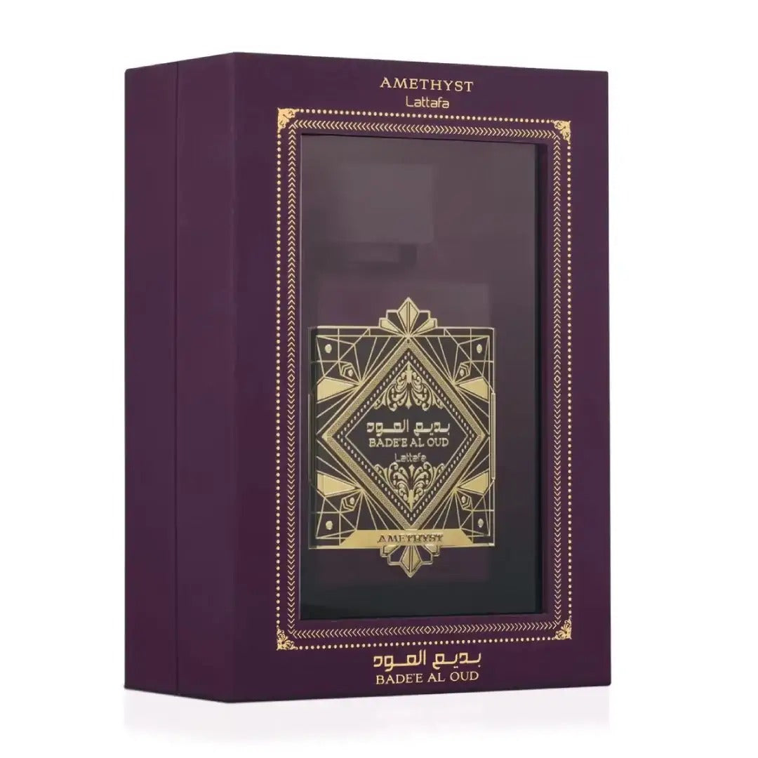 Lattafa Bade'e Al Oud Amethyst Eau de Parfum.