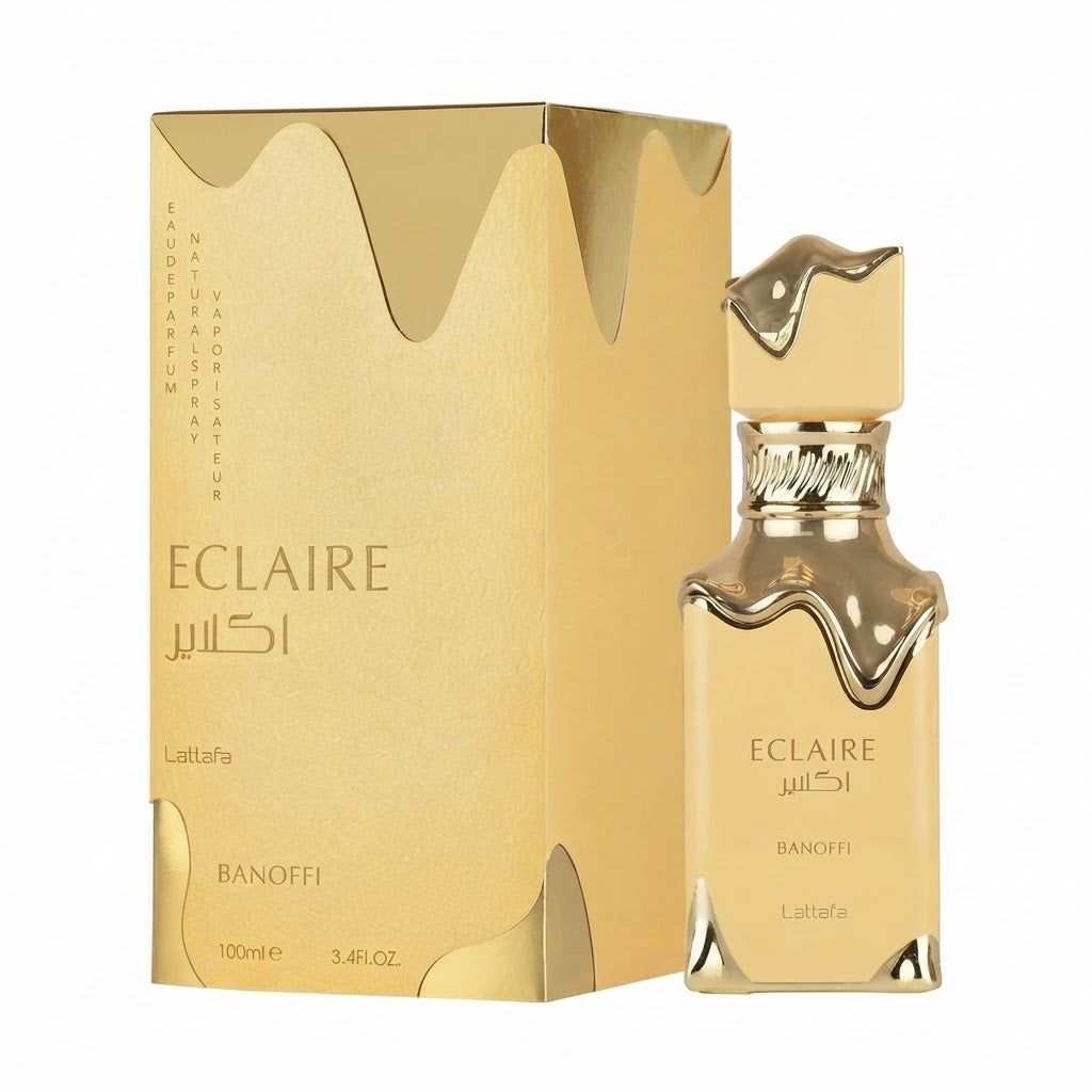 Lattafa Eclaire Banoffi Eau de Parfum.