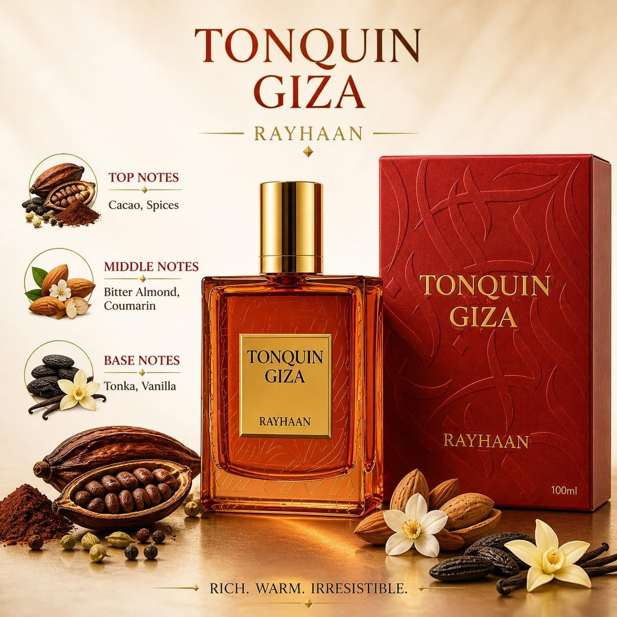 Rayhaan Tonquin Giza Eau de Parfum.