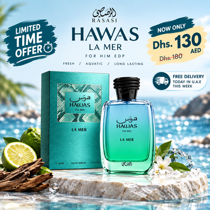 Rasasi Hawas La Mer For Him Edp