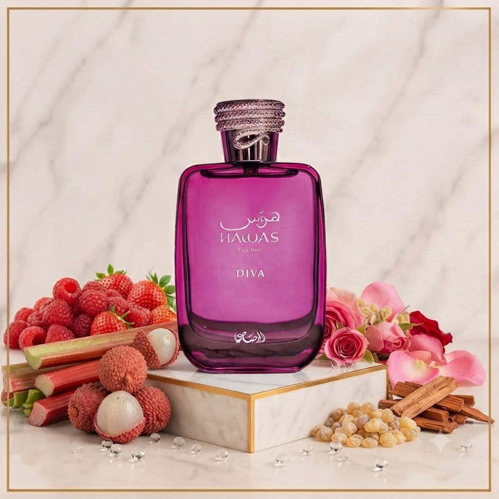Rasasi Hawas Diva for Her Eau de Parfum.