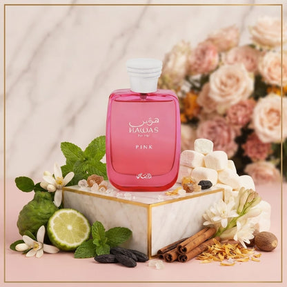 Rasasi Hawas Pink for Her Eau de Parfum.