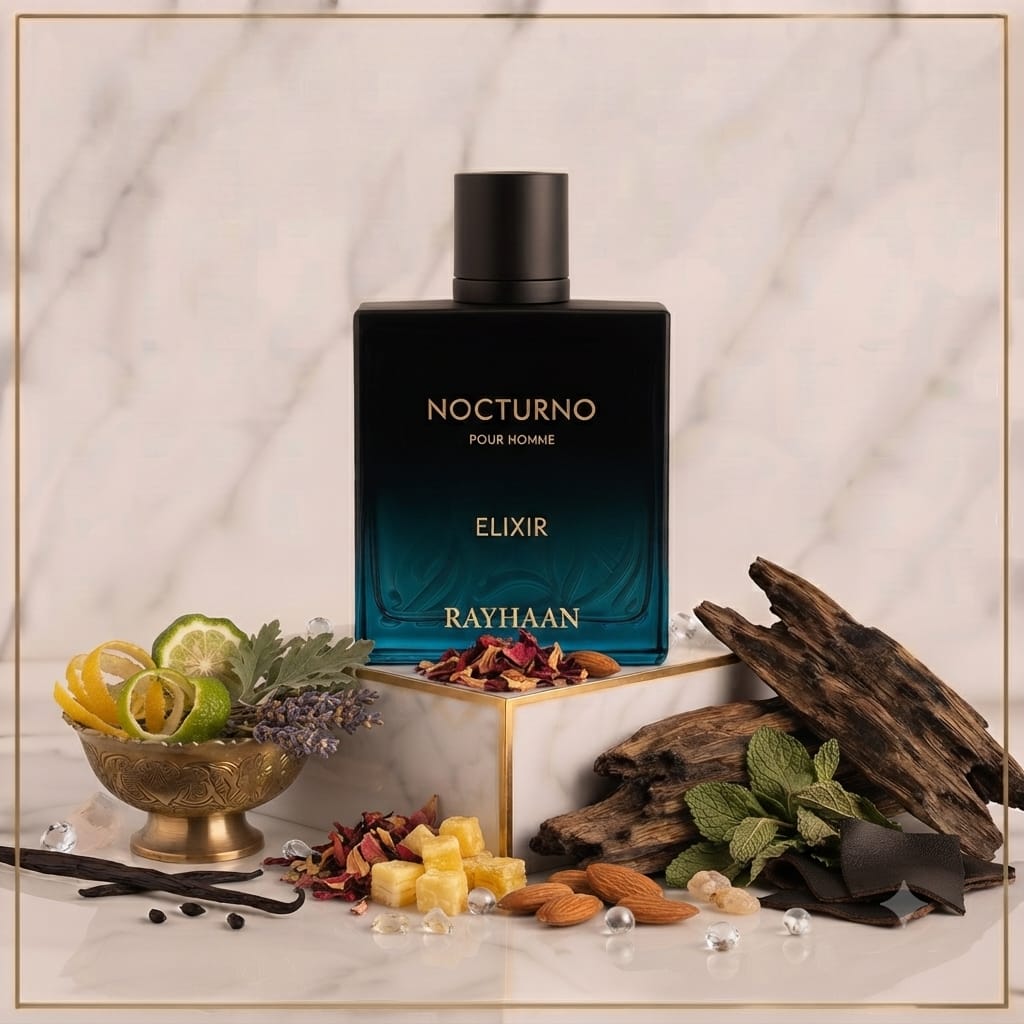 Rayhaan Nocturno Pour Homme Elixir Eau De Parfum.