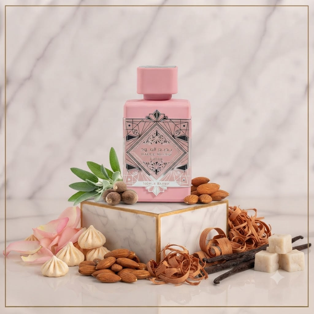 Lattafa Bade'e Al Oud Noble Blush Eau de Parfum.