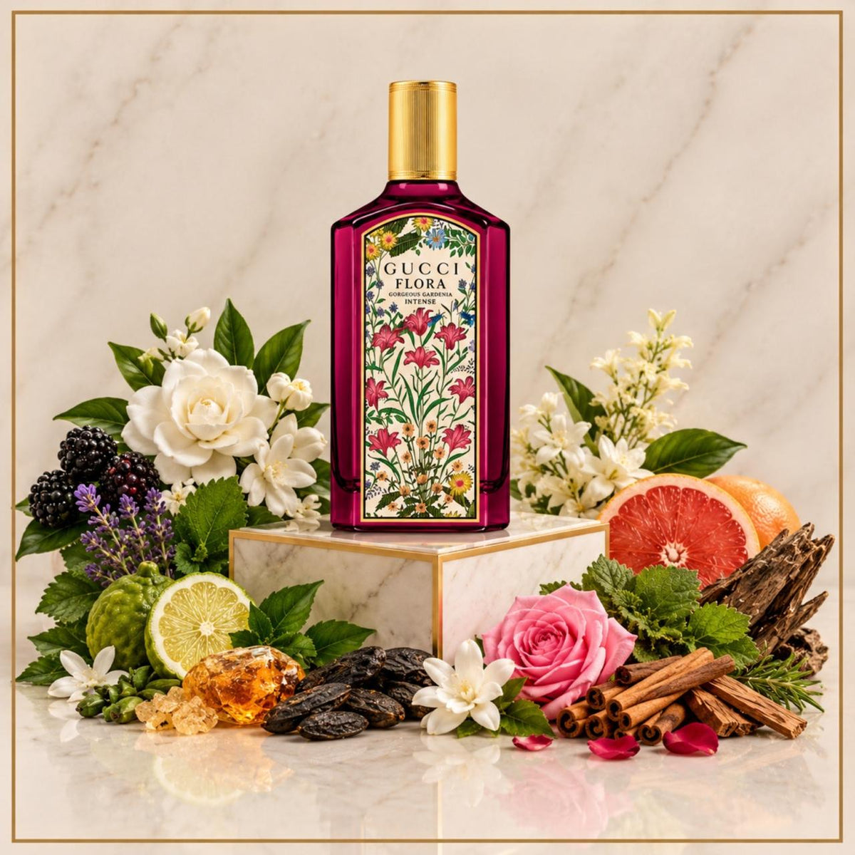 Gucci Flora Gorgeous Gardenia Intense Eau de Parfum.