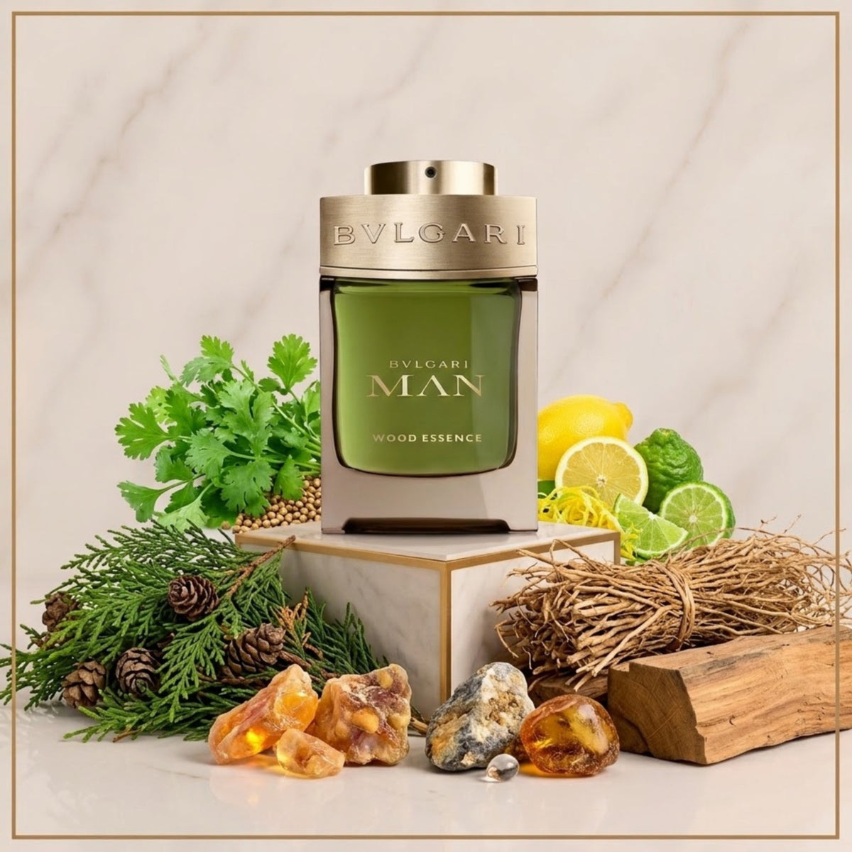 BVLGARI Man Wood Essence Eau de Parfum.