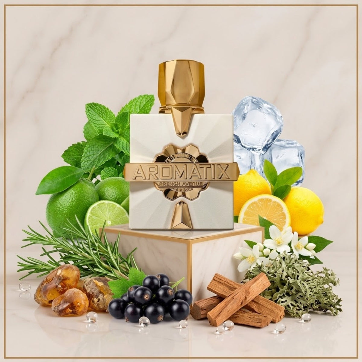 French Avenue Platine Blanc Extrait de Parfum.