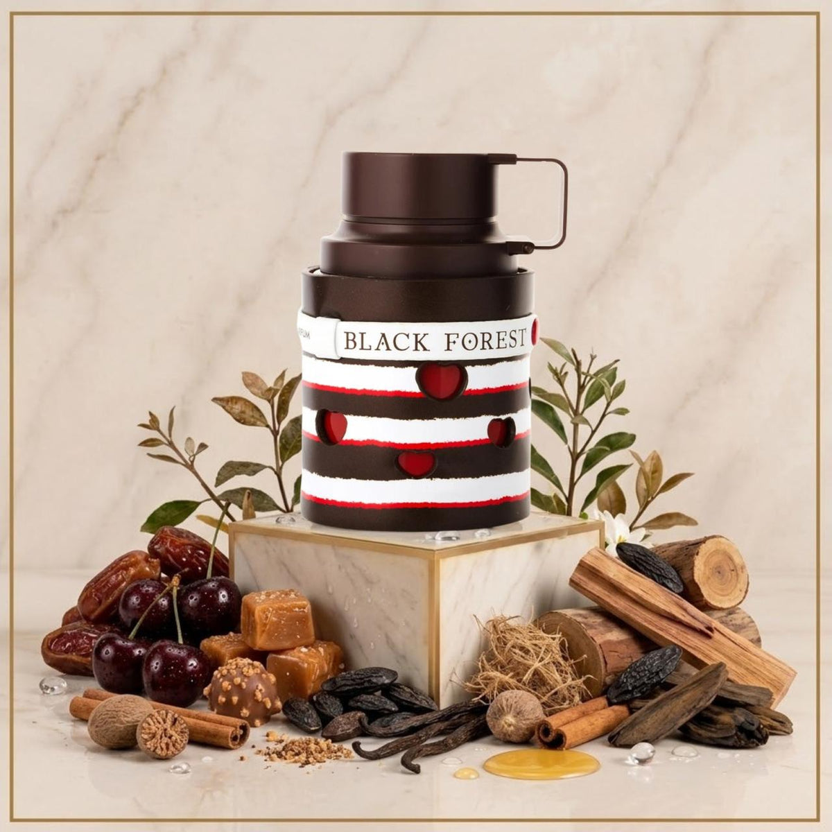 Armaf Odyssey Black Forest Dessert Edition Eau de Parfum.