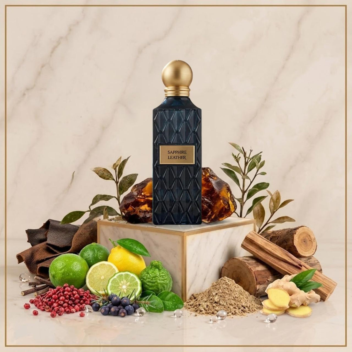 Sapphire Leather Eau De Parfum .