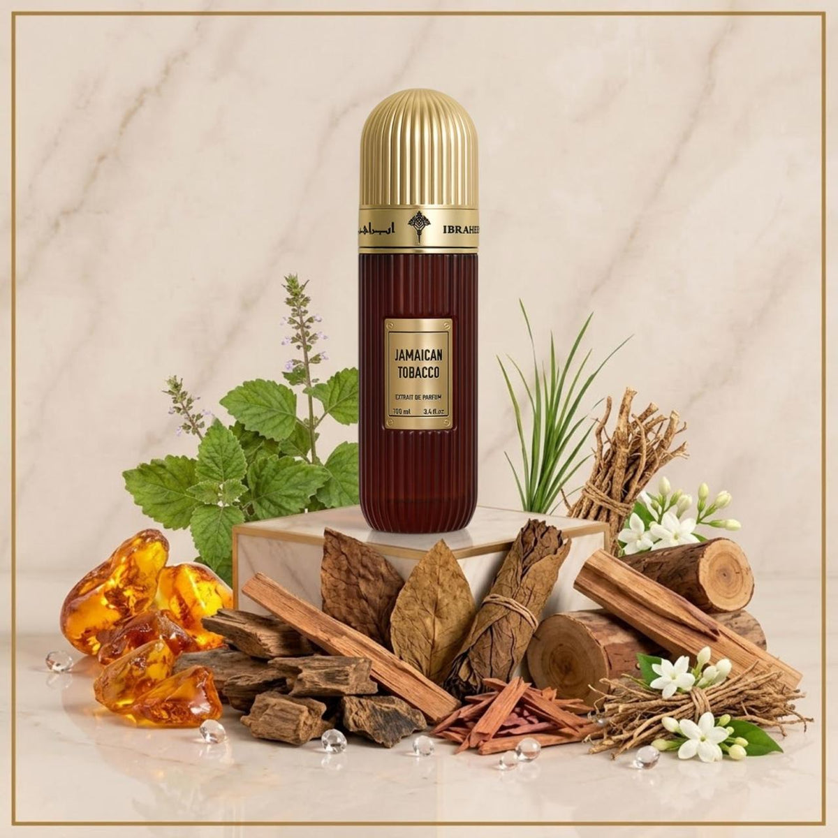 Ibraheem Al Qurashi Jamaican Tobacco Extrait de Parfum.