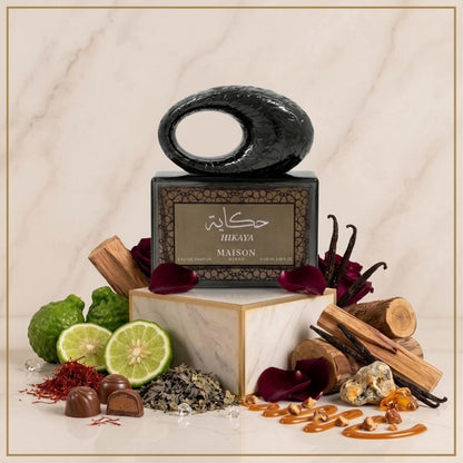 Maison Asrar Hikaya Eau de Parfum.