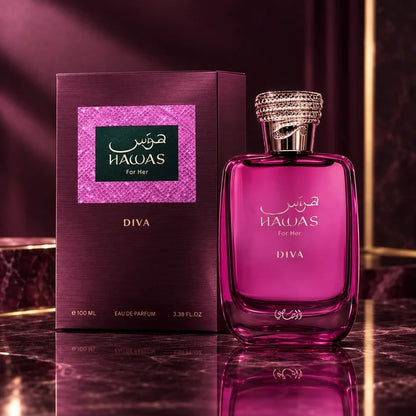 Rasasi Hawas Diva for Her Eau de Parfum.