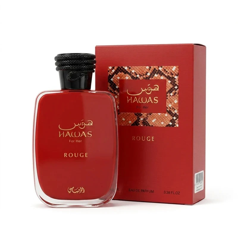 Rasasi Hawas Rouge for Her Eau de Parfum.