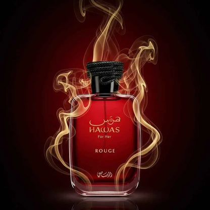 Rasasi Hawas Rouge for Her Eau de Parfum.