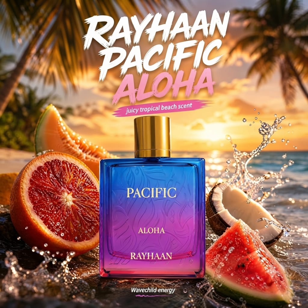 Rayhaan Pacific Aloha Eau de Parfum.