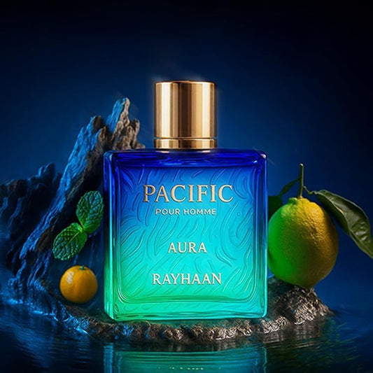 Rayhaan Pacific Aura Pour Homme Eau de Parfum.