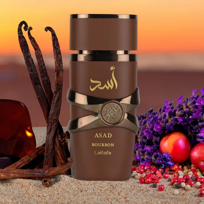 Lattafa Asad Bourbon Eau de Parfum.
