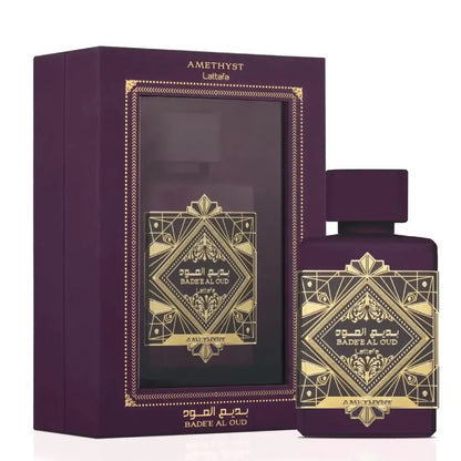 Lattafa Bade'e Al Oud Amethyst Eau de Parfum.