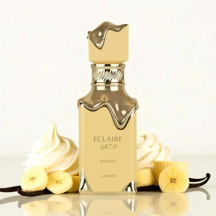 Lattafa Eclaire Banoffi Eau de Parfum.