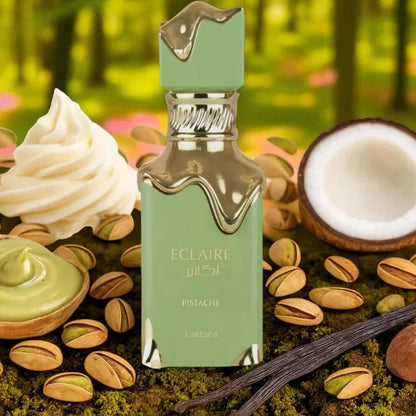 Lattafa Eclaire Pistache Eau de Parfum.