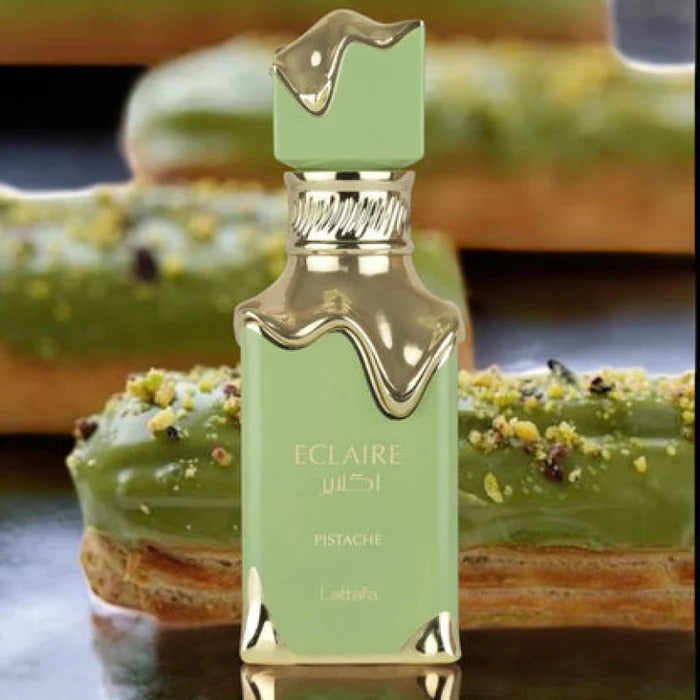 Lattafa Eclaire Pistache Eau de Parfum.