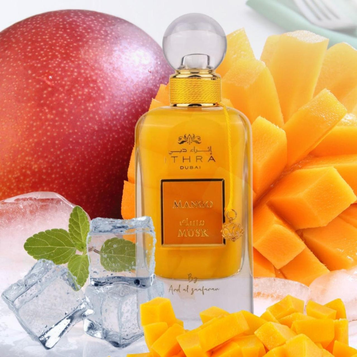 Ard Al Zaafaran Ithra Dubai Musk Mango Eau de Parfum.