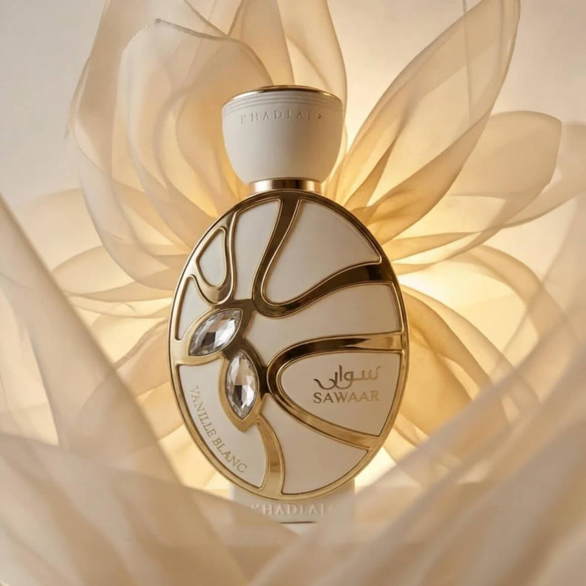 Khadlaj Sawaar Vanille Blanc Extrait de Parfum.