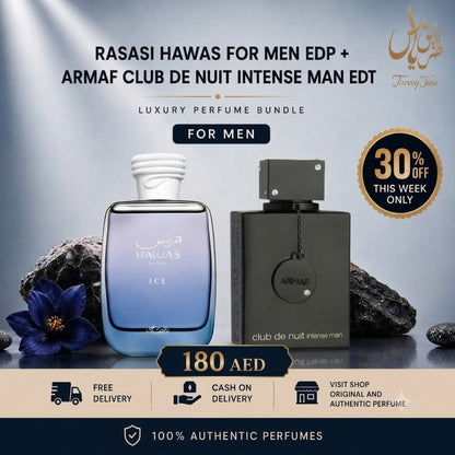Rassai hawas ice edp+ armaf club de nuit intense Men edt.