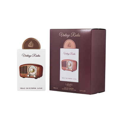 Vintage Radio & Crown Trio | Vintage Radio + Khamrah Qahwa Spray + Crown by TAREEQ YASS